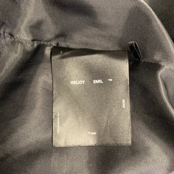 HELIOT EMIL Size XL Black Polyester Blend Open Back Sport Coat - Picture 8 of 9